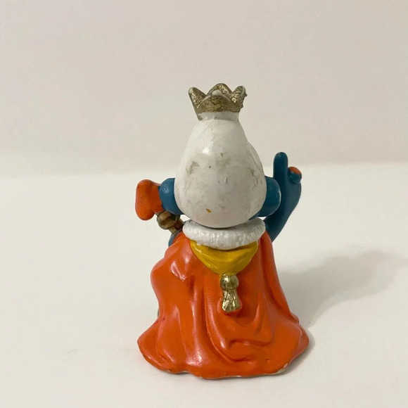 Vintage Smurf Smurfs King Mushroom Wand Wizard Sorcerer Schleich Peyo Figure - Picture 3 of 13